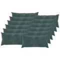 vidaXL Poszewka na poduszkę 12 pcs HEERLEN Niebieski morski 40 x 80 cm