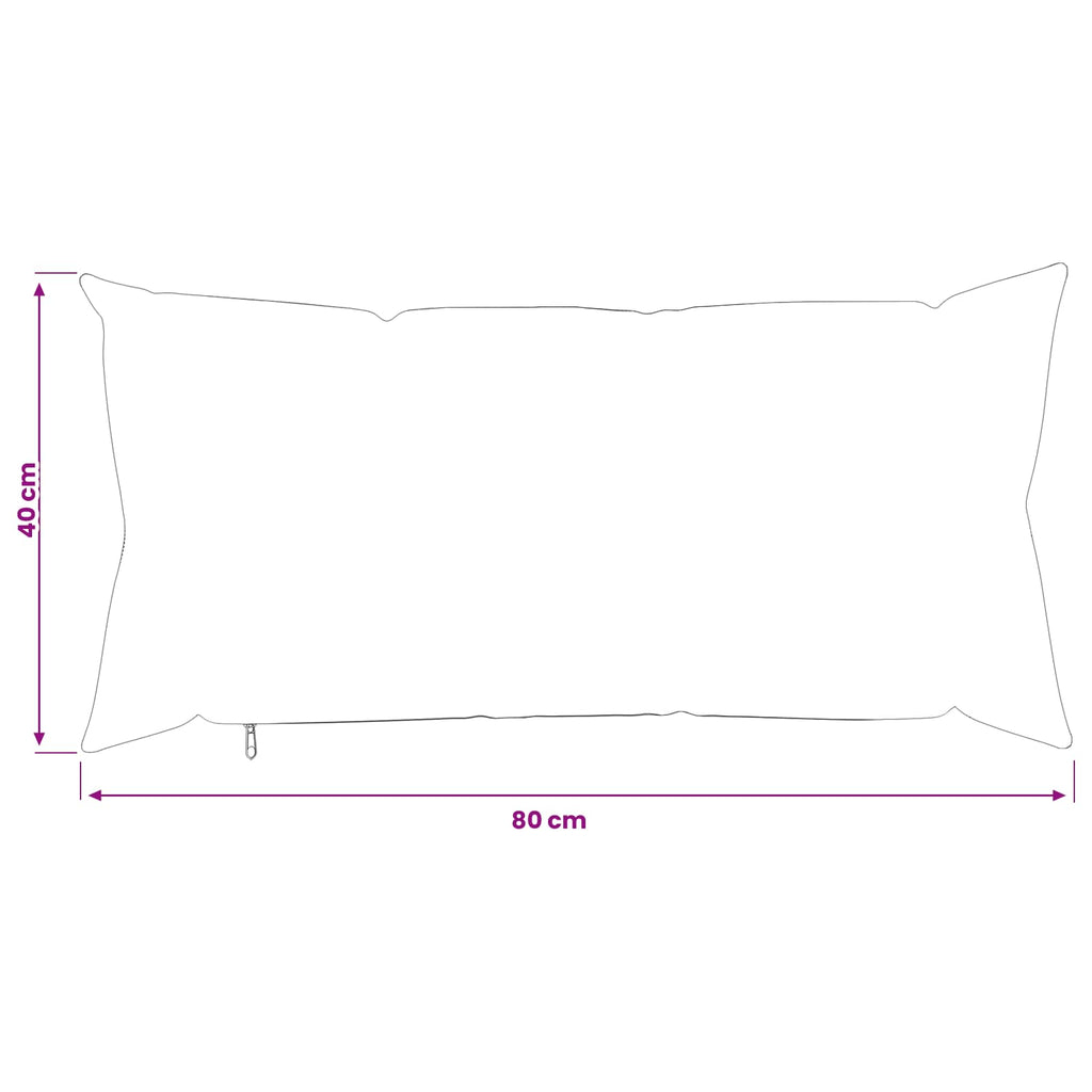 vidaXL Poszewka na poduszkę 12 pcs HEERLEN Niebieski morski 40 x 80 cm