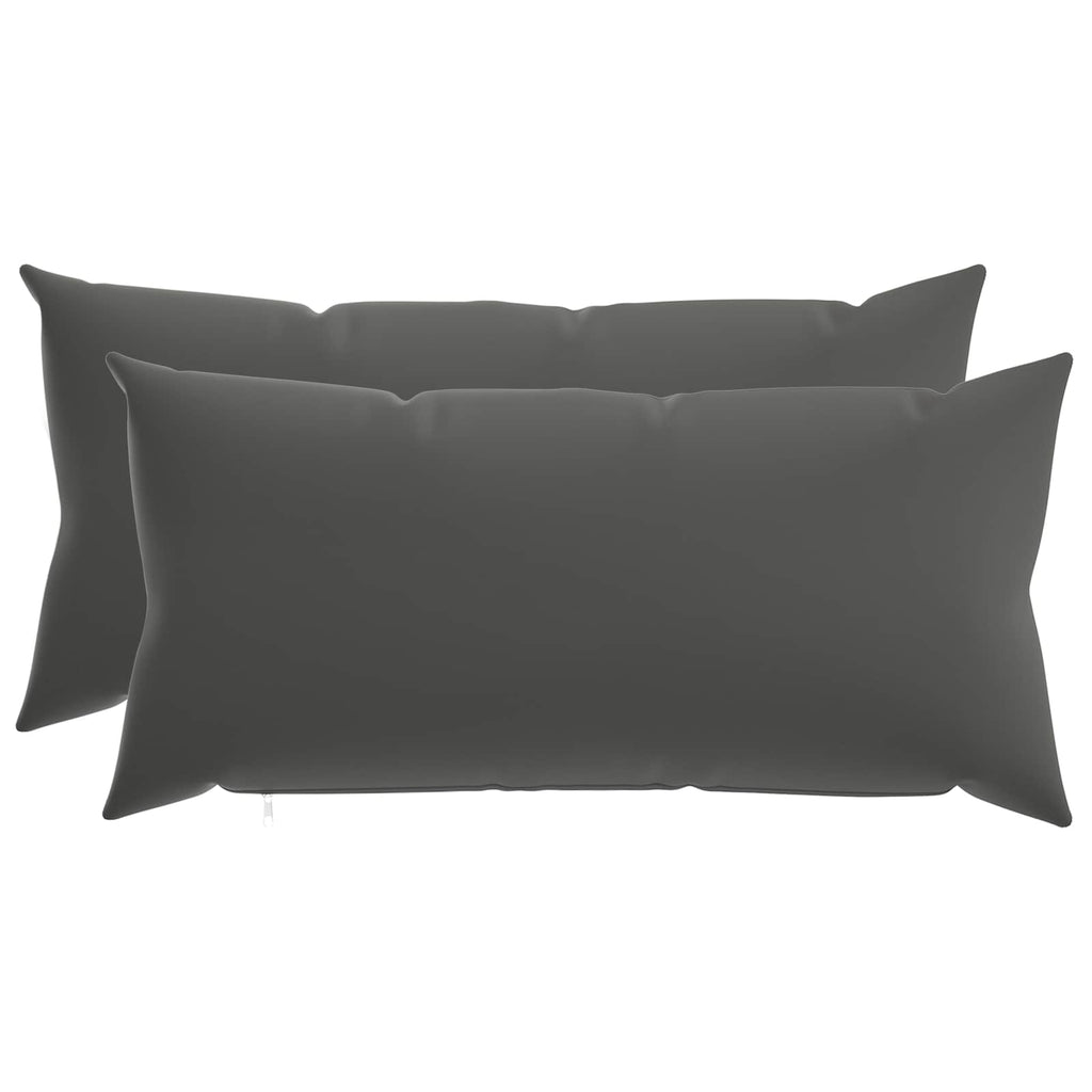 vidaXL Poszewka na poduszkę 2 pcs HEERLEN antracytowy 40 x 80 cm