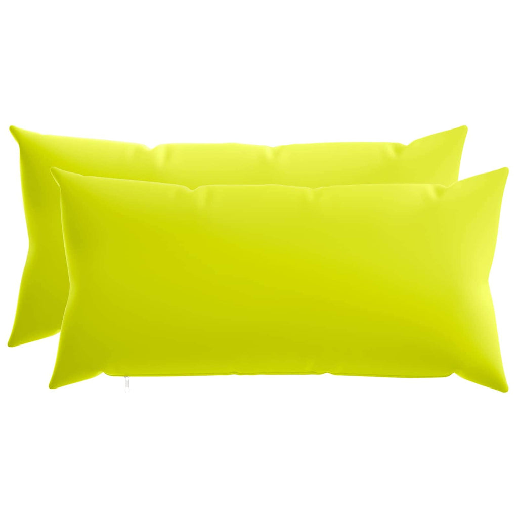 vidaXL Poszewka na poduszkę 2 pcs HEERLEN Jasnozielony 40 x 80 cm