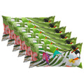 vidaXL Poszewka na poduszkę 6 pcs HEERLEN Czarny 40 x 80 cm Poliester