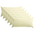 vidaXL Poszewka na poduszkę 6 pcs HEERLEN kremowy 40 x 80 cm Poliester