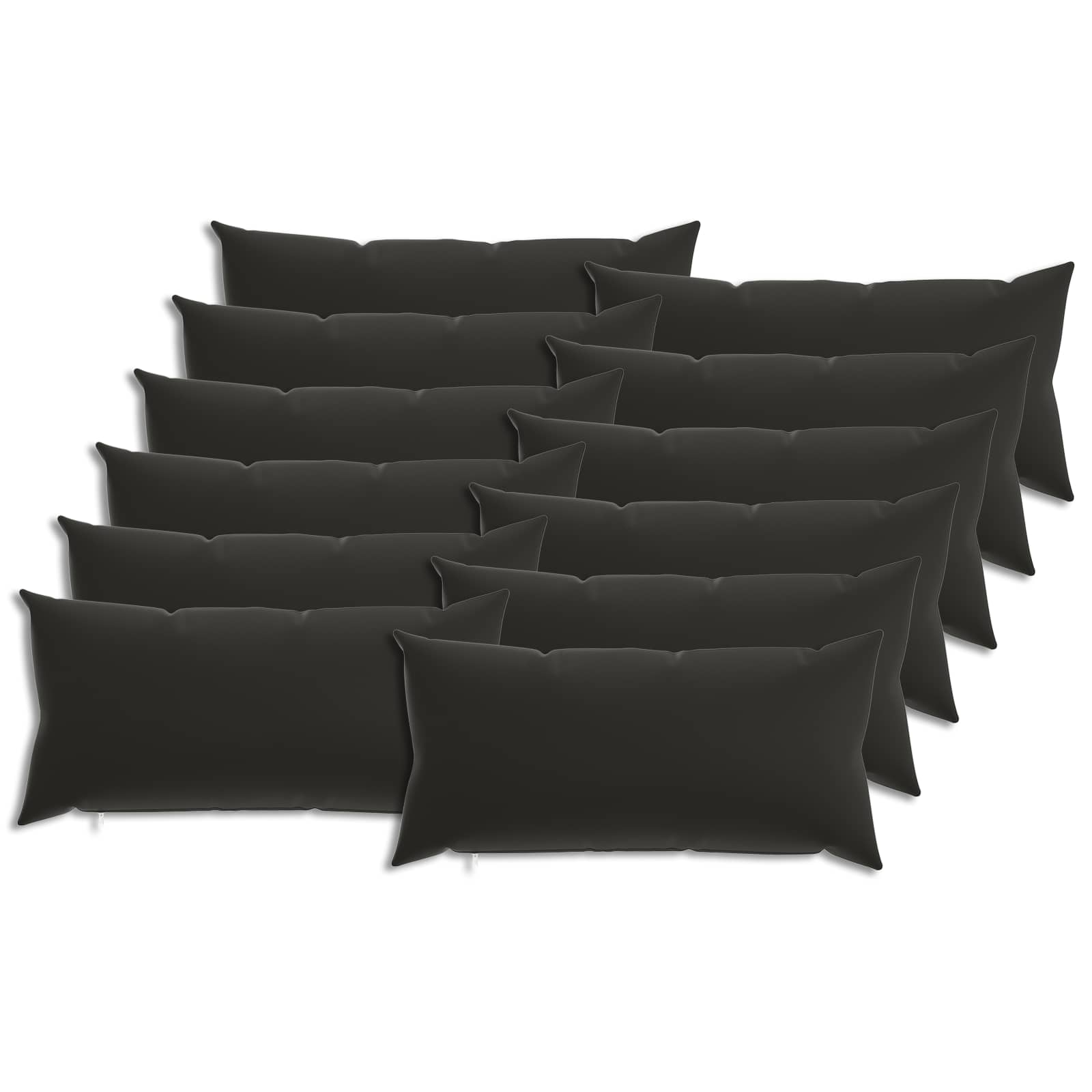 vidaXL Poszewka na poduszkę 12 pcs HEERLEN Wielokolorowe 40 x 80 cm