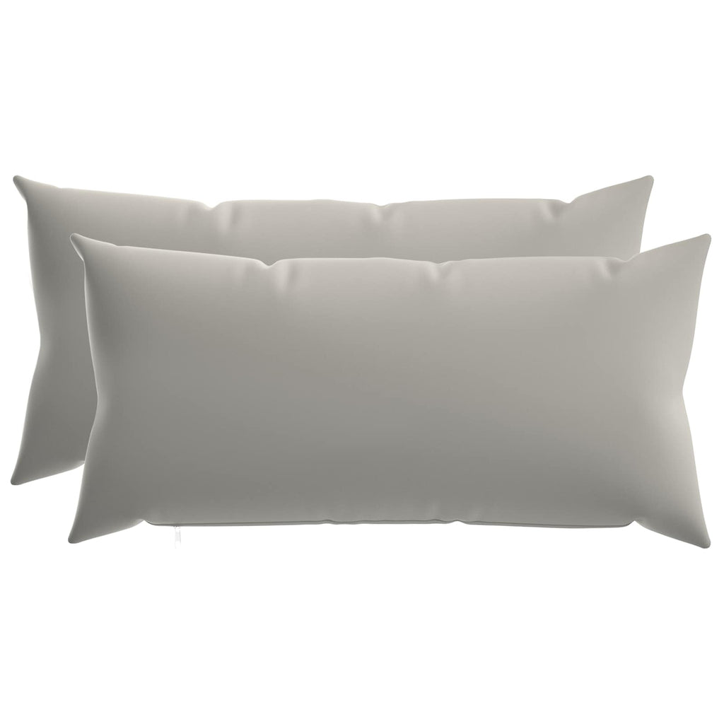 vidaXL Poszewka na poduszkę 2 pcs HEERLEN Szary 40 x 80 cm Poliester