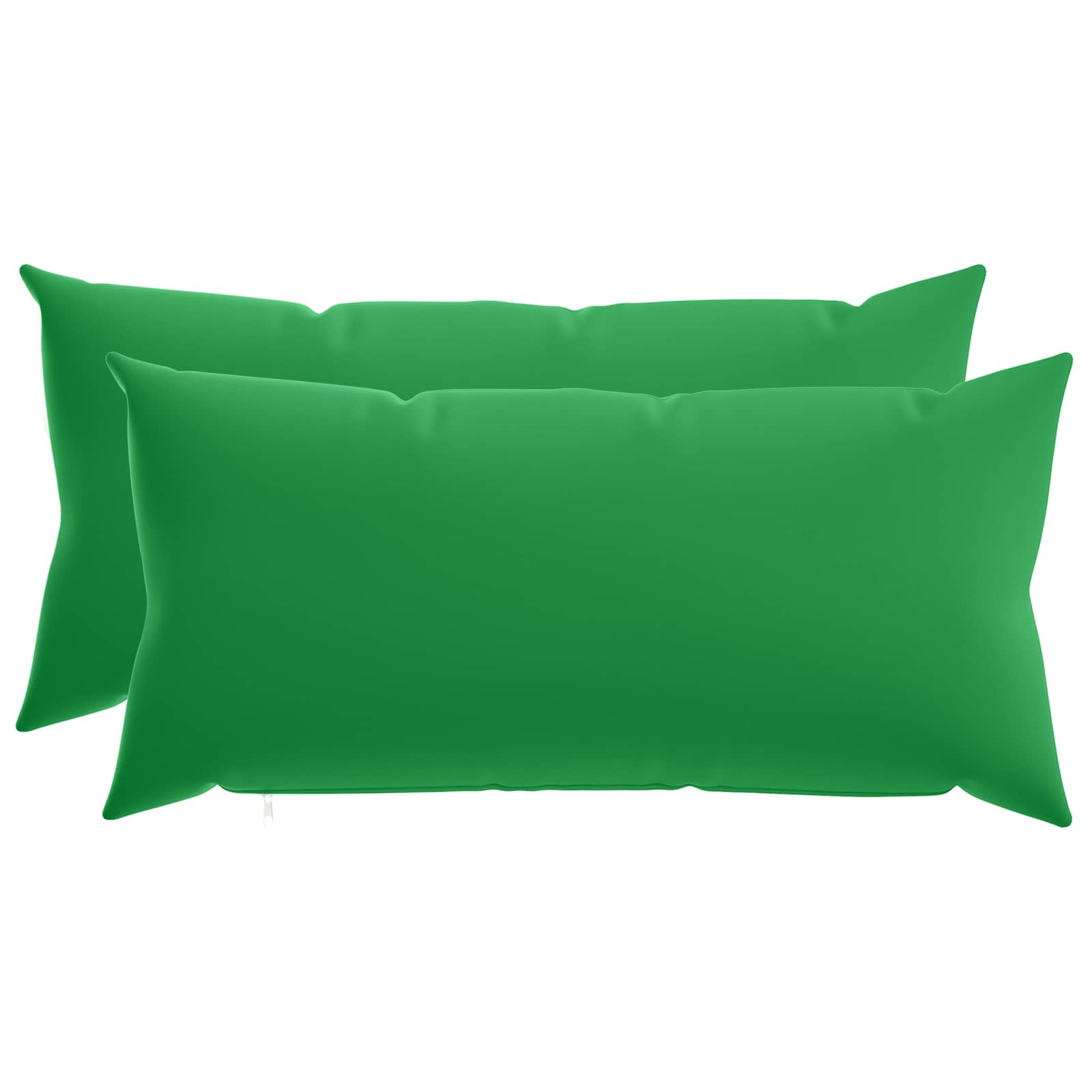 vidaXL Poszewka na poduszkę 2 pcs HEERLEN zielony 40 x 80 cm Poliester