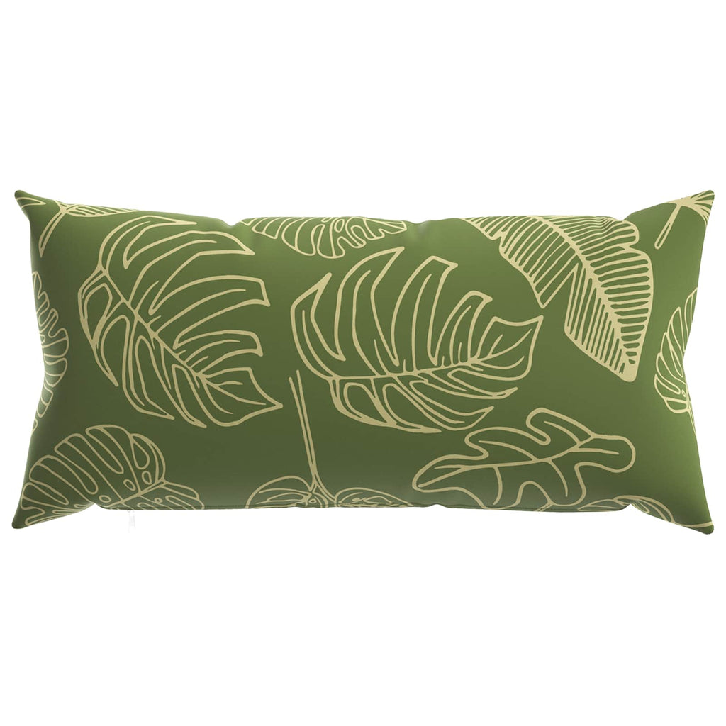 vidaXL Poszewka na poduszkę 2 pcs HEERLEN Wzór liścia 40 x 80 cm