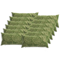 vidaXL Poszewka na poduszkę 12 pcs HEERLEN Wzór liścia 40 x 80 cm