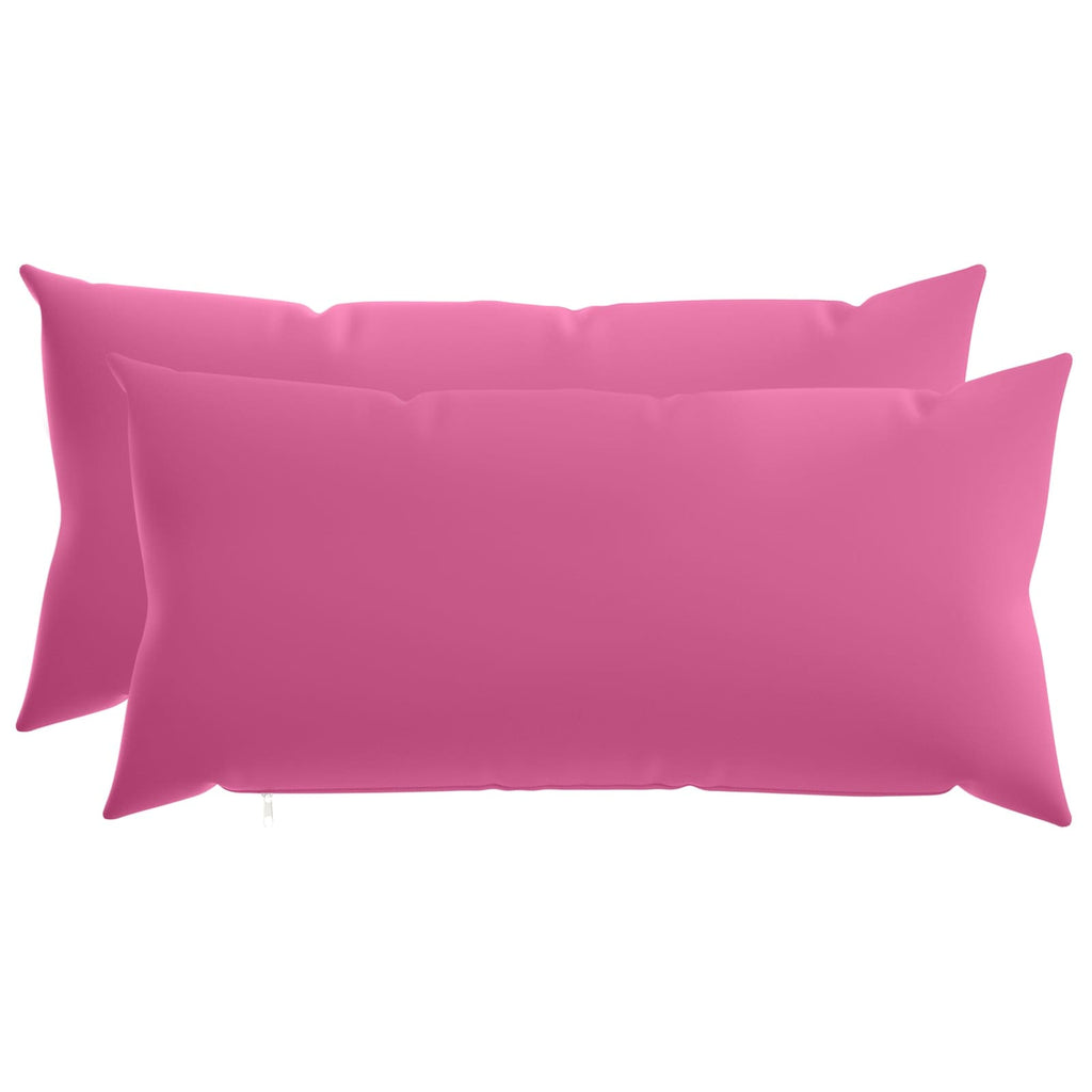 vidaXL Poszewka na poduszkę 2 pcs HEERLEN różowy 40 x 80 cm Poliester