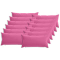vidaXL Poszewka na poduszkę 12 pcs HEERLEN różowy 40 x 80 cm Poliester