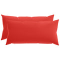 vidaXL Poszewka na poduszkę 2 pcs HEERLEN czerwony 40 x 80 cm