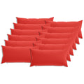 vidaXL Poszewka na poduszkę 12 pcs HEERLEN czerwony 40 x 80 cm