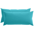 vidaXL Poszewka na poduszkę 2 pcs HEERLEN Turkusowy 40 x 80 cm