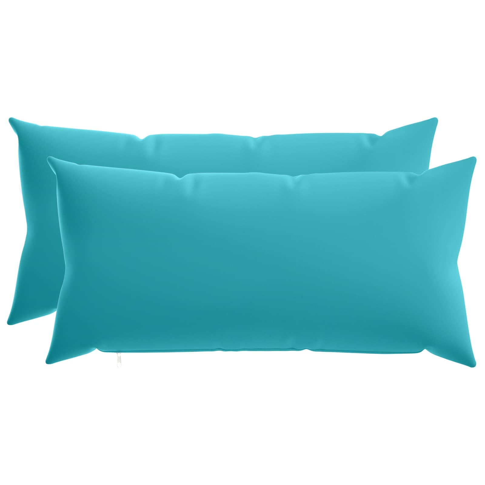 vidaXL Poszewka na poduszkę 2 pcs HEERLEN Turkusowy 40 x 80 cm