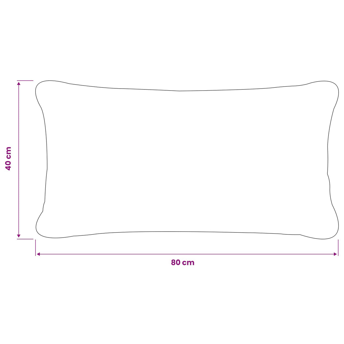 vidaXL Poszewka na poduszkę 12 pcs HEERLEN ciemnoszary 40 x 80 cm