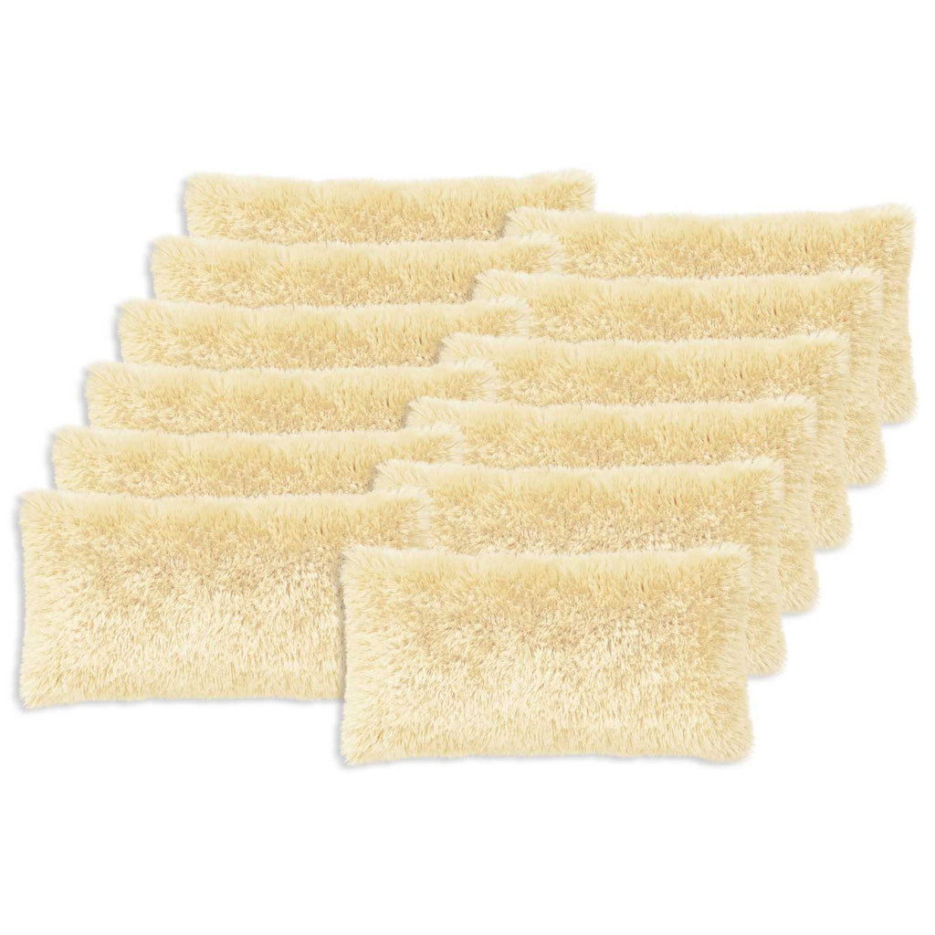 vidaXL Poszewka na poduszkę 12 pcs HEERLEN kremowy 40 x 80 cm