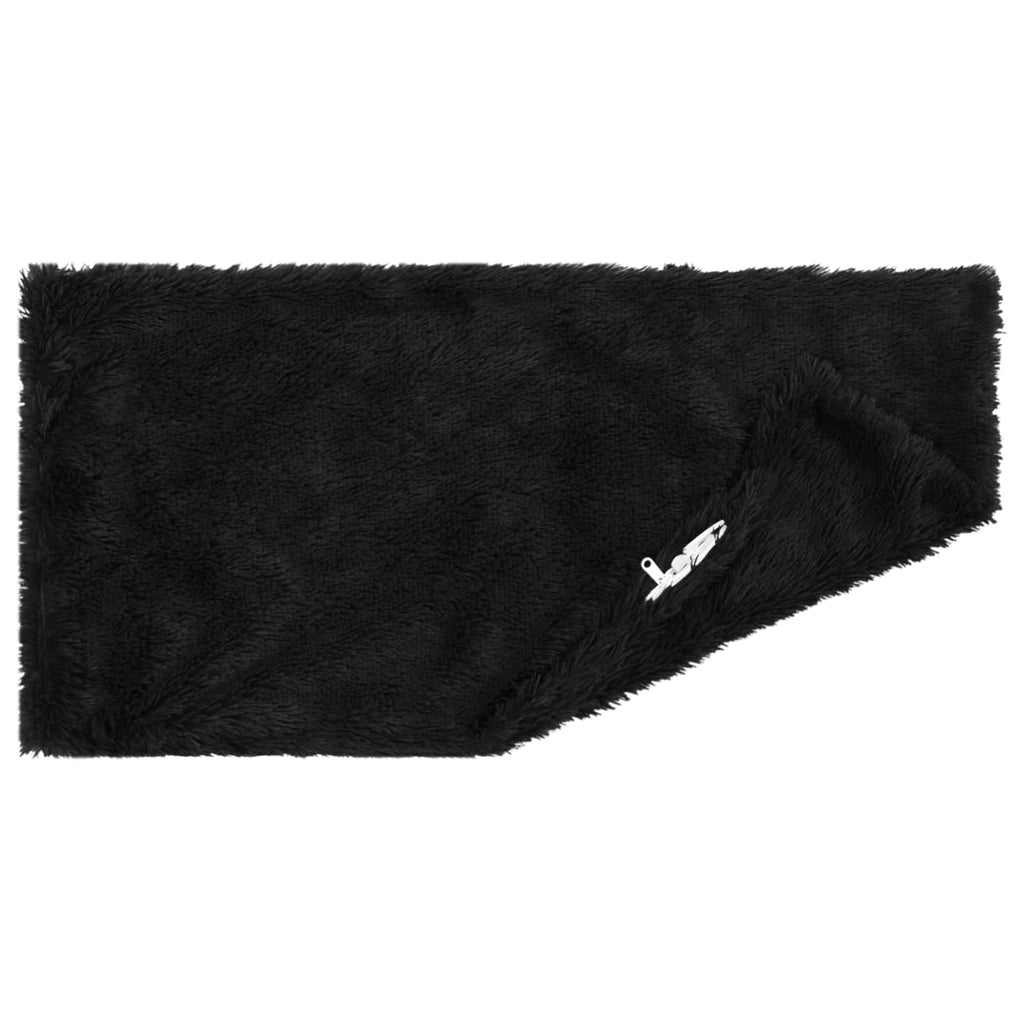 vidaXL Poszewka na poduszkę 12 pcs HEERLEN Czarny 40 x 80 cm Fleece PV