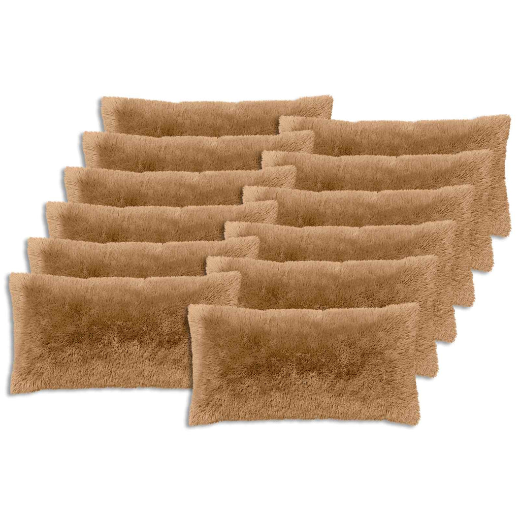 vidaXL Poszewka na poduszkę 12 pcs HEERLEN Ciemnoszary 40 x 80 cm