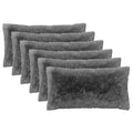 vidaXL Poszewka na poduszkę 6 pcs HEERLEN jasnoszary 40 x 80 cm