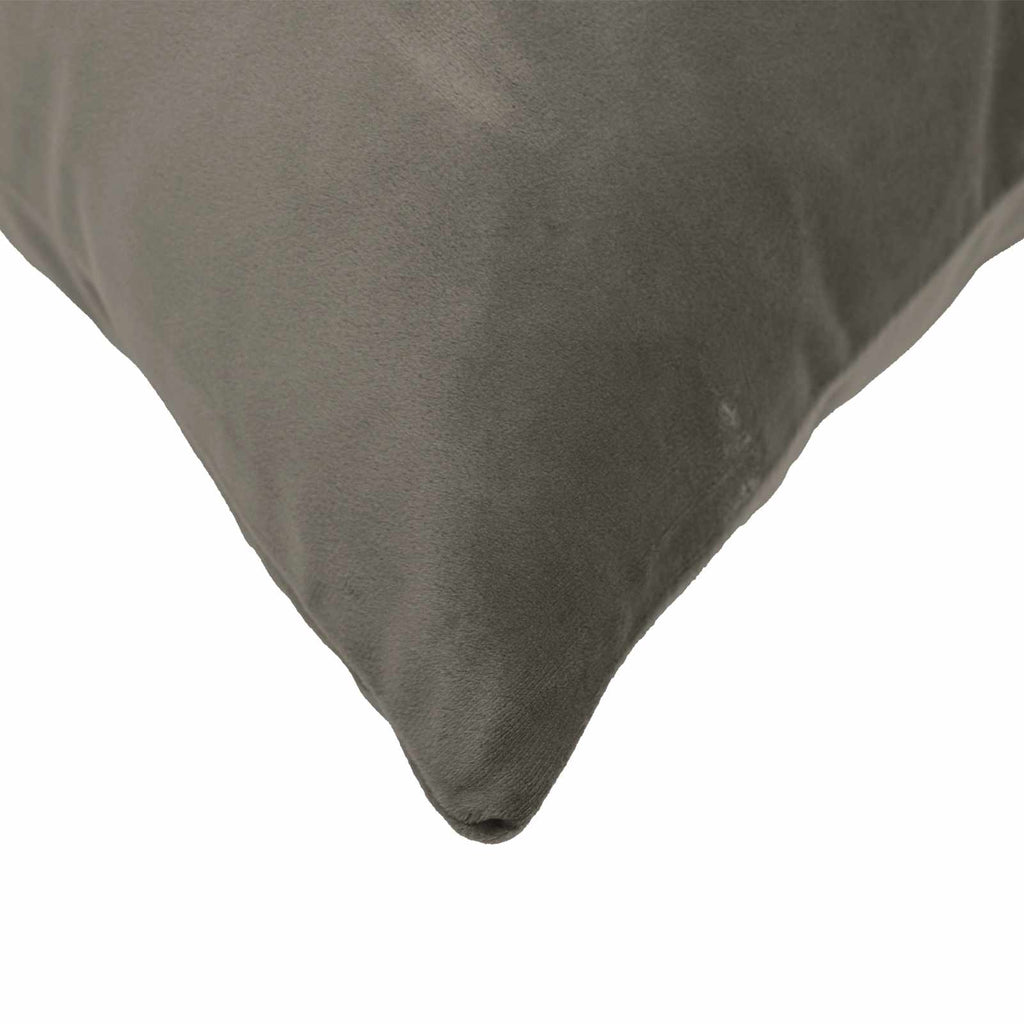 vidaXL Poszewka na poduszkę 2 pcs HEERLEN jasnoszary 45 x 45 cm Welur