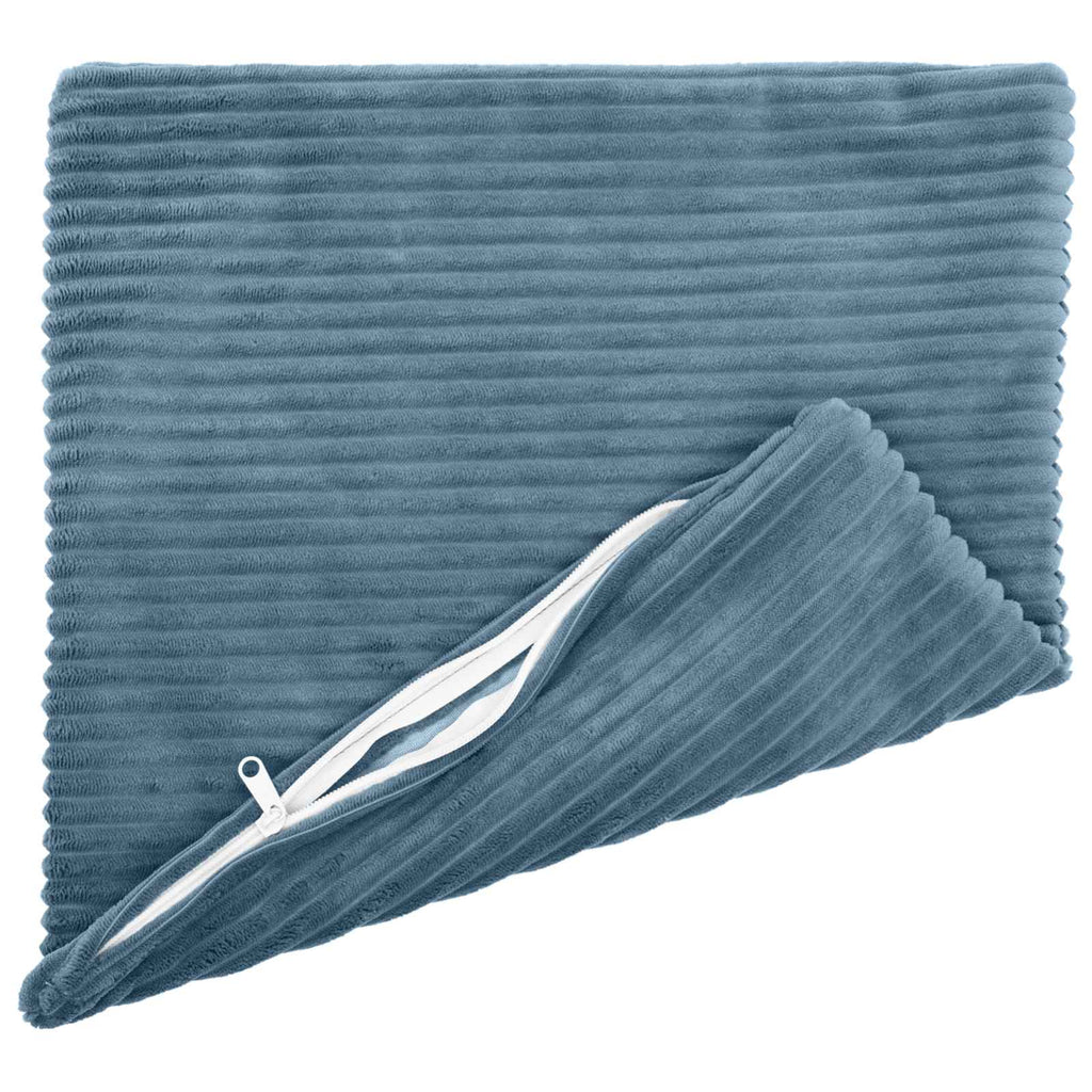vidaXL Poszewka na poduszkę 6 pcs HEERLEN niebieski 45 x 45 cm sztruks