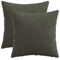 vidaXL Poszewka na poduszkę 2 pcs HEERLEN antracytowy 45 x 45 cm