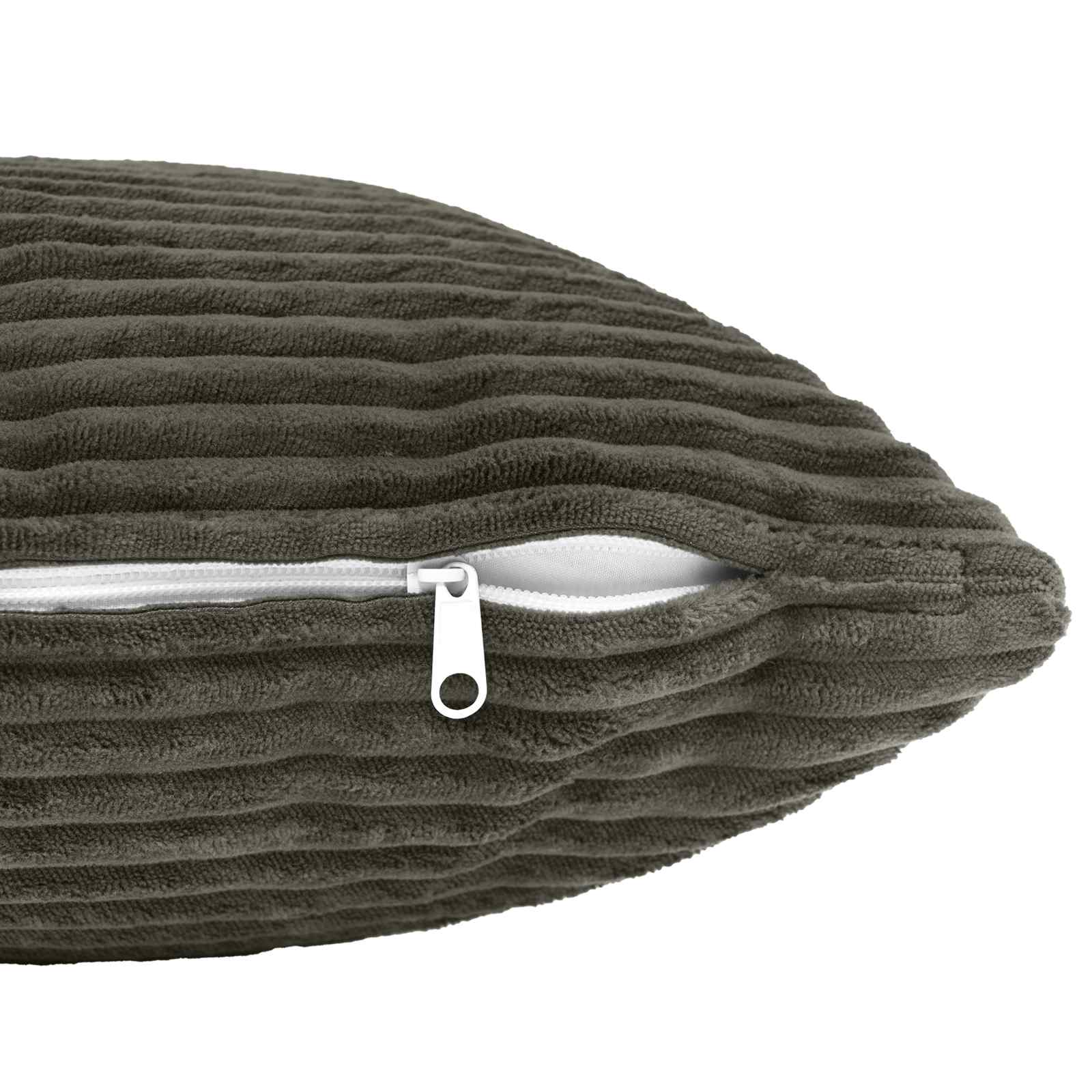 vidaXL Poszewka na poduszkę 6 pcs HEERLEN antracytowy 45 x 45 cm