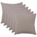vidaXL Poszewka na poduszkę 6 pcs HEERLEN jasnoszary 45 x 45 cm Bouclé