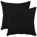 vidaXL Poszewka na poduszkę 2 pcs HEERLEN Czarny 45 x 45 cm Bouclé
