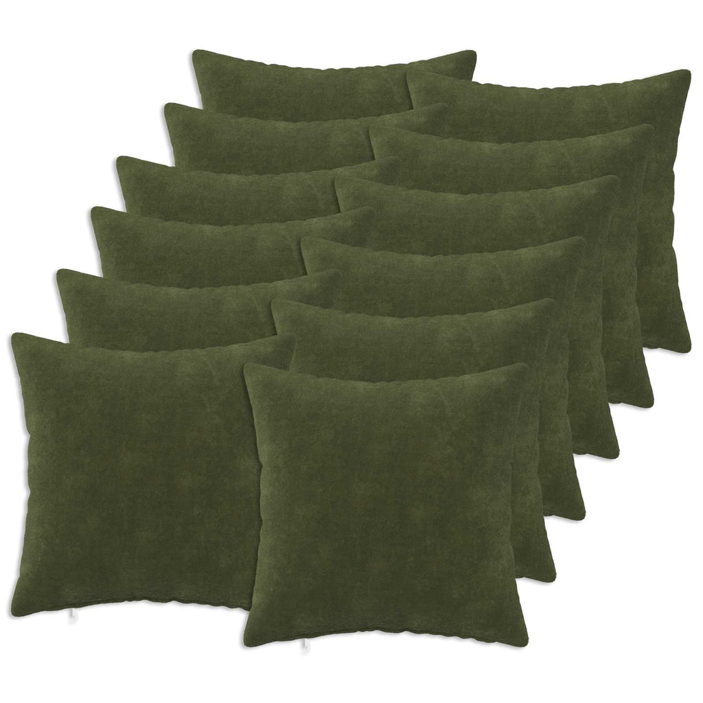 vidaXL Poszewka na poduszkę 12 pcs HEERLEN zielony 45 x 45 cm