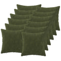 vidaXL Poszewka na poduszkę 12 pcs HEERLEN zielony 45 x 45 cm