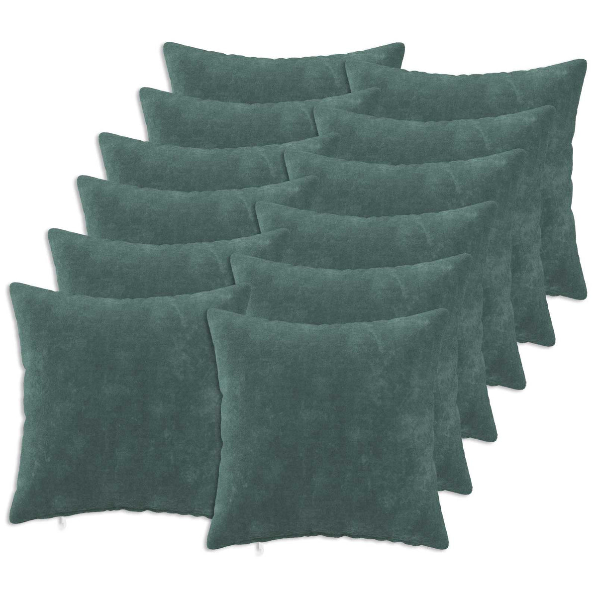 vidaXL Poszewka na poduszkę 12 pcs HEERLEN Niebieski morski 45 x 45 cm