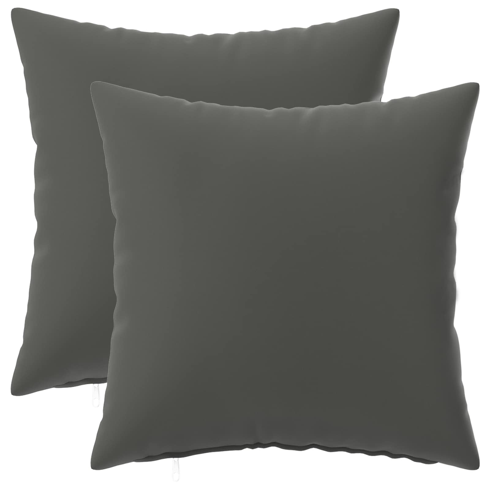 vidaXL Poszewka na poduszkę 2 pcs HEERLEN antracytowy 45 x 45 cm