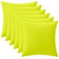vidaXL Poszewka na poduszkę 6 pcs HEERLEN Jasnozielony 45 x 45 cm