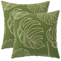 vidaXL Poszewka na poduszkę 2 pcs HEERLEN Wzór liścia 45 x 45 cm