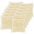 vidaXL Poszewka na poduszkę 12 pcs HEERLEN kremowy 45 x 45 cm