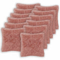vidaXL Poszewka na poduszkę 12 pcs HEERLEN różowy 45 x 45 cm Fleece PV