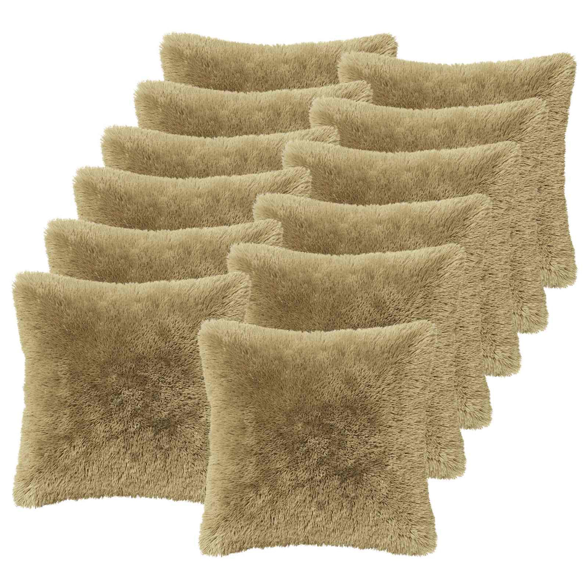 vidaXL Poszewka na poduszkę 12 pcs HEERLEN Jasnozielony 45 x 45 cm