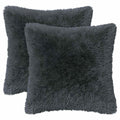 vidaXL Poszewka na poduszkę 2 pcs HEERLEN antracytowy 45 x 45 cm
