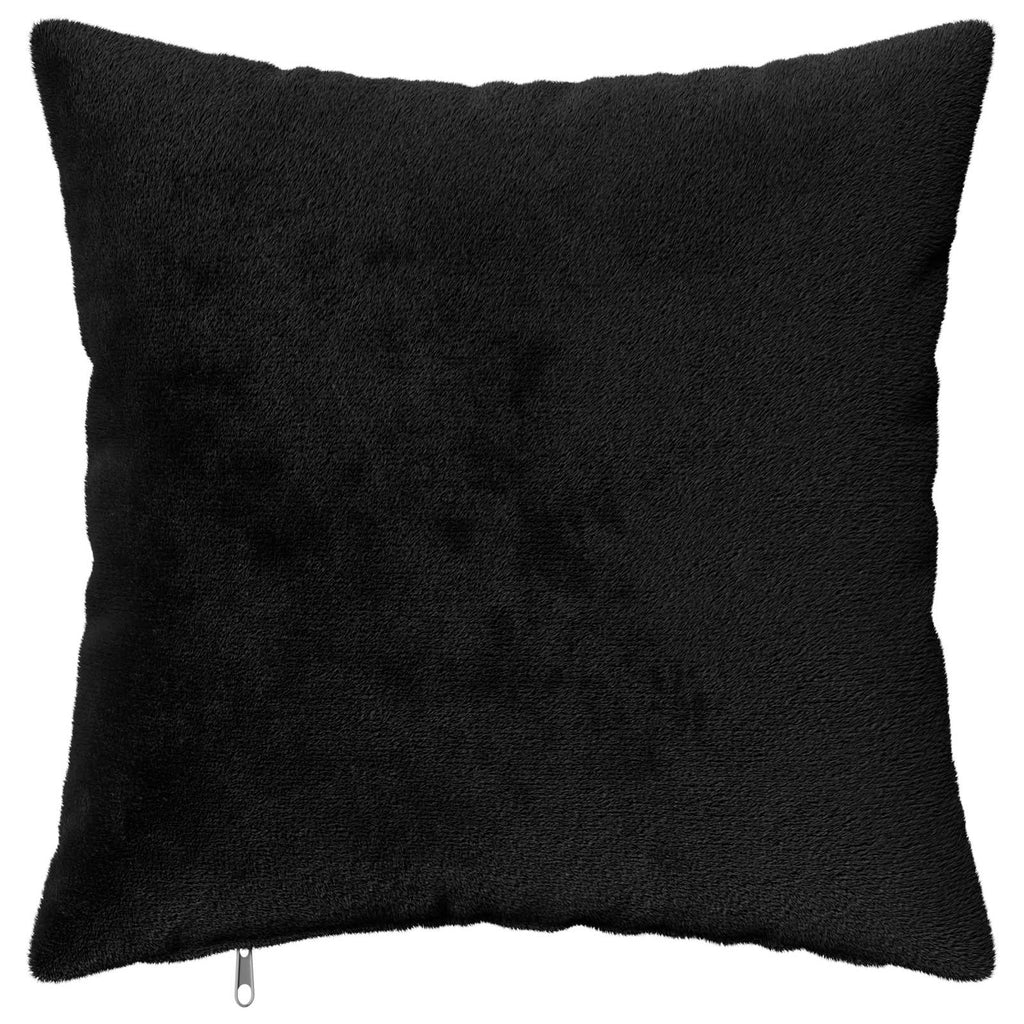 vidaXL Poszewka na poduszkę 6 pcs HEERLEN Czarny 45 x 45 cm Flanela