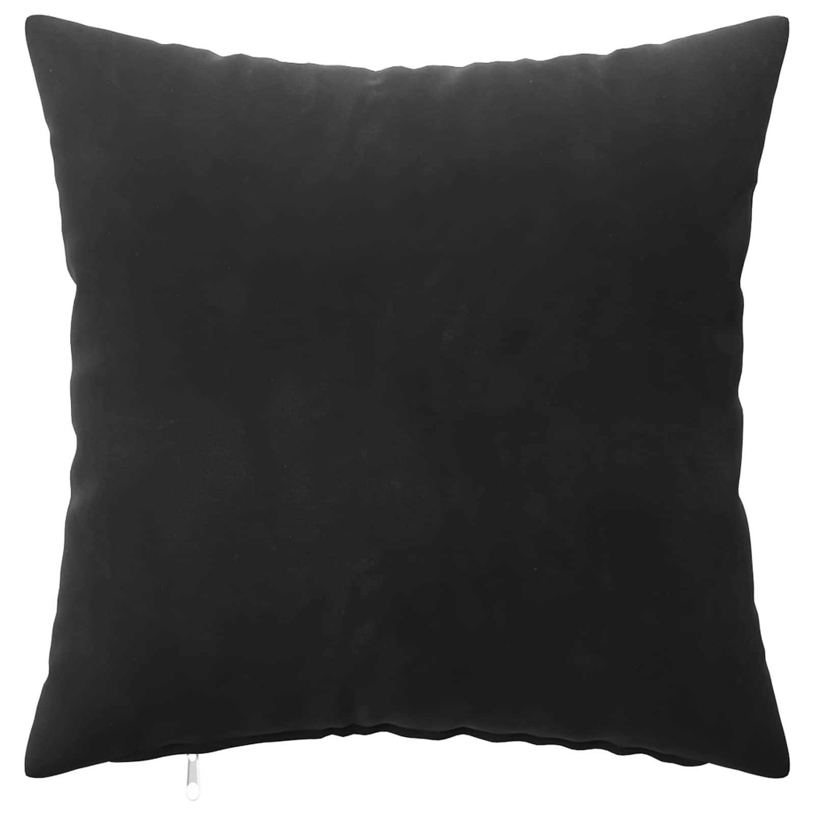 vidaXL Poszewka na poduszkę 6 pcs HEERLEN Czarny 50 x 50 cm Welur