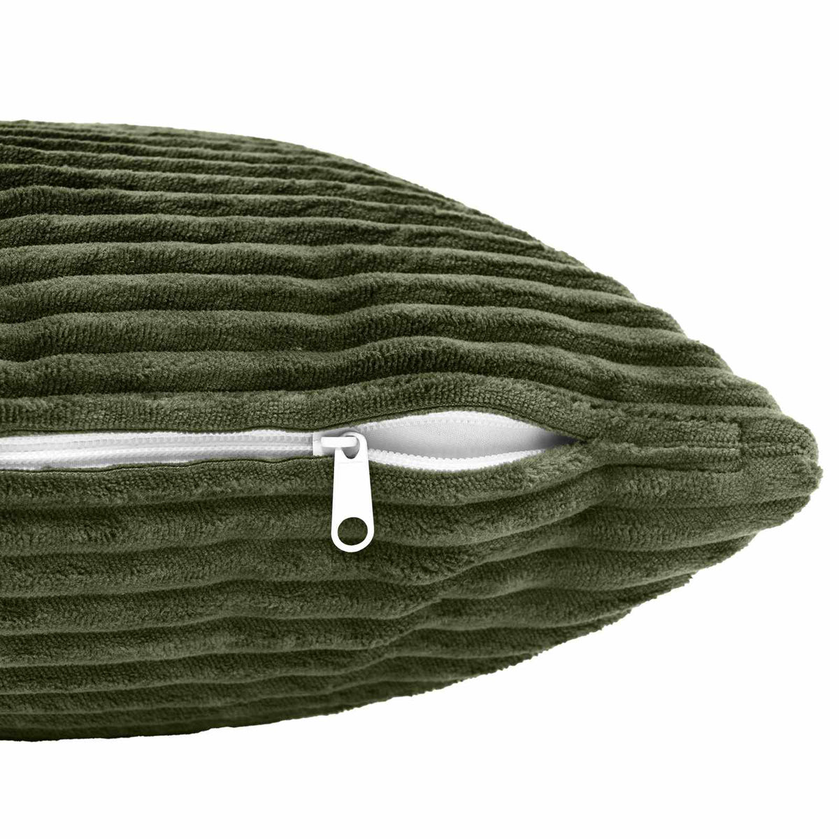 vidaXL Poszewka na poduszkę 2 pcs HEERLEN zielony 50 x 50 cm sztruks