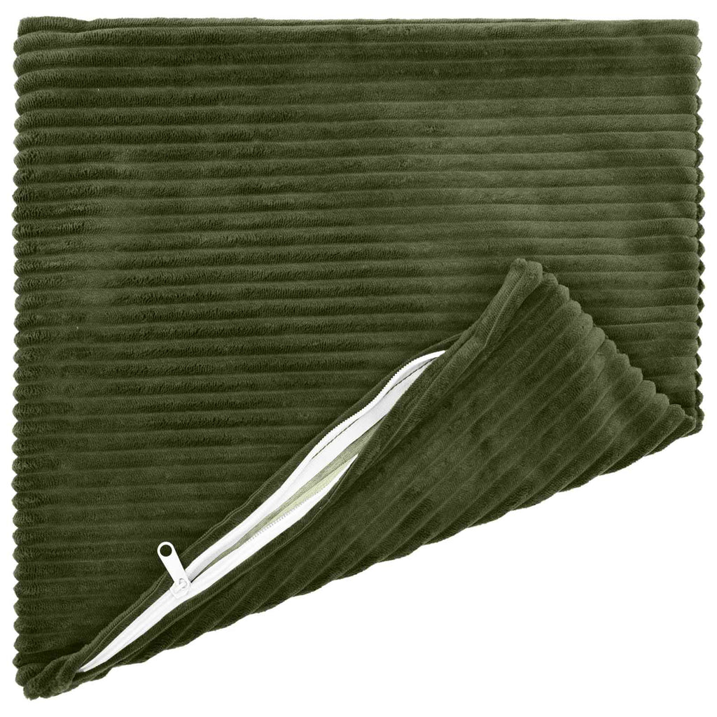 vidaXL Poszewka na poduszkę 2 pcs HEERLEN zielony 50 x 50 cm sztruks