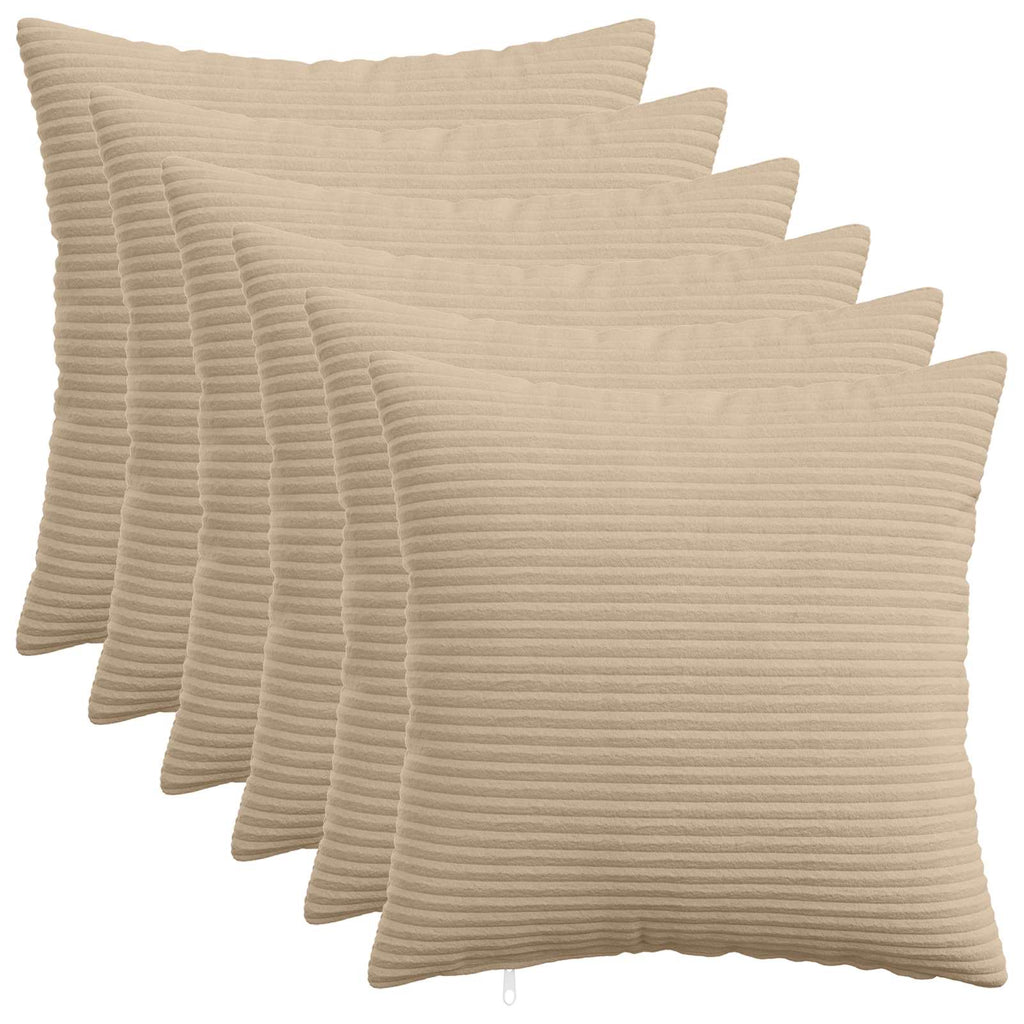 vidaXL Poszewka na poduszkę 6 pcs HEERLEN Ciemnoszary 50 x 50 cm