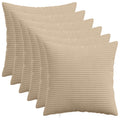 vidaXL Poszewka na poduszkę 6 pcs HEERLEN Ciemnoszary 50 x 50 cm