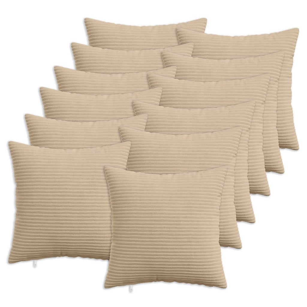 vidaXL Poszewka na poduszkę 12 pcs HEERLEN Ciemnoszary 50 x 50 cm