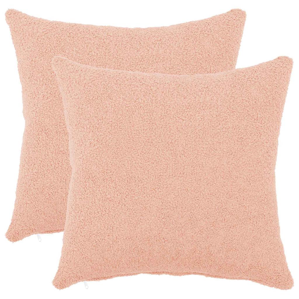 vidaXL Poszewka na poduszkę 2 pcs HEERLEN różowy 50 x 50 cm Bouclé
