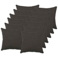 vidaXL Poszewka na poduszkę 12 pcs HEERLEN ciemnoszary 50 x 50 cm