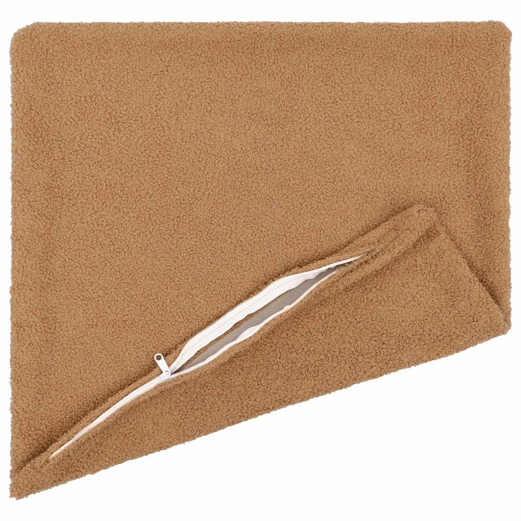 vidaXL Poszewka na poduszkę 12 pcs HEERLEN Beżowy 50 x 50 cm Bouclé