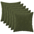 vidaXL Poszewka na poduszkę 6 pcs HEERLEN zielony 50 x 50 cm