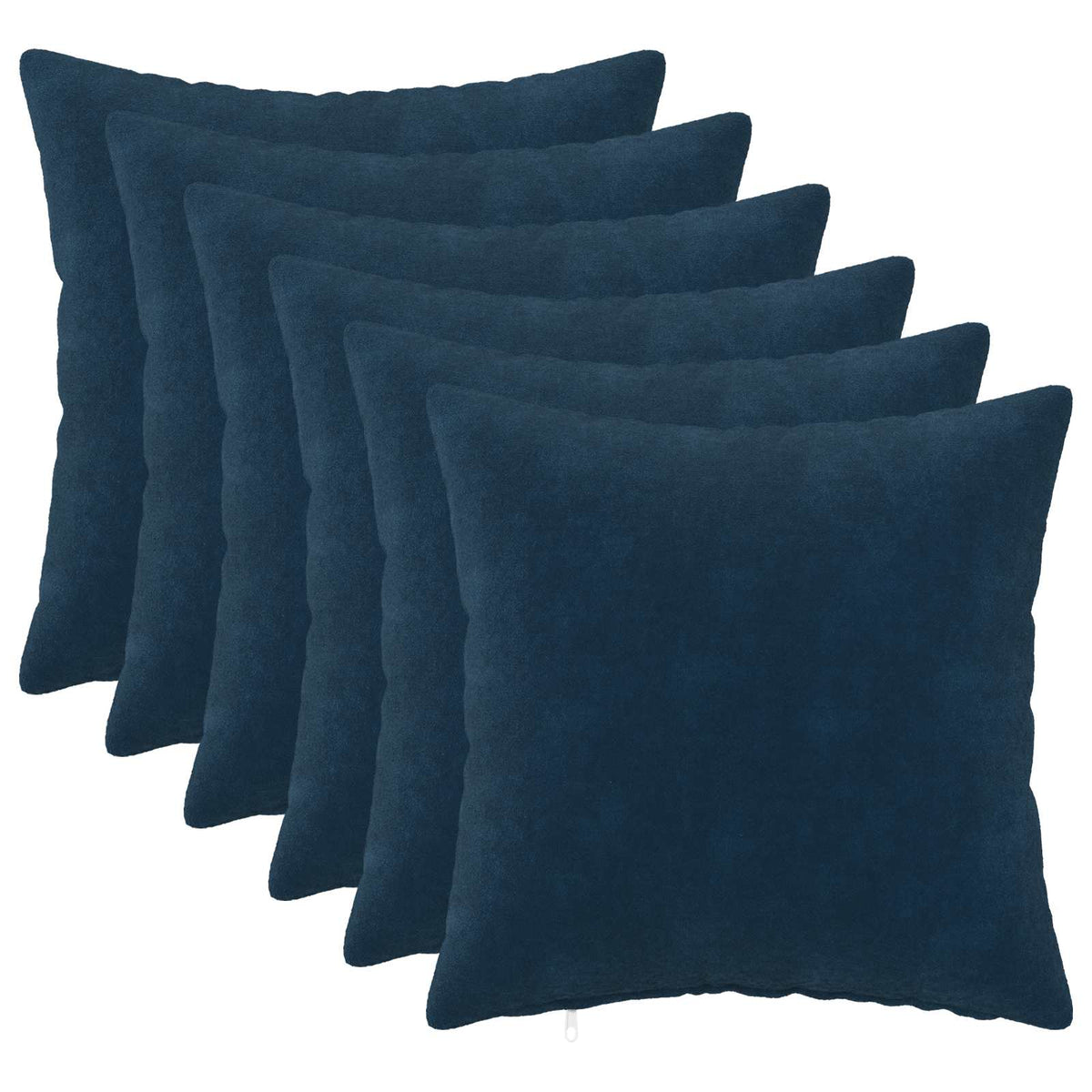 vidaXL Poszewka na poduszkę 6 pcs HEERLEN niebieski 50 x 50 cm